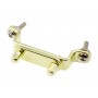 STOB2-BR - Buttend - 59-62mm Lochabstand - Goldfarbene