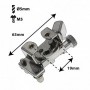 STO8 - Picollo Snareabhebung / Lochabstand 19mm