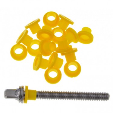 TRW20Y - Rondelles nylon pour tirants - Jaune (x20)