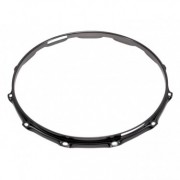 H23-14-12S-BK - 14" Spannreifen Snareunterseite 12-Loch Schwarze Super dreifache Flansch 2.3mm