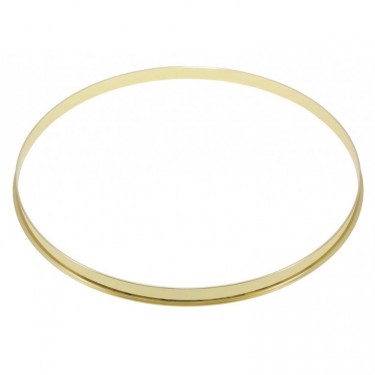 HSFL23-10BR - Cercle Acier 10" Doré 2.3mm Simple Flange