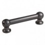 TL12D56-BK - Coquille Tube - 56mm - Noir - Double Tirant (x1)