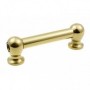 TL1D51-BR - Spannböckchen Tubelug Goldfarbene - 51mm - Doppelte Spannschrauben (x1)