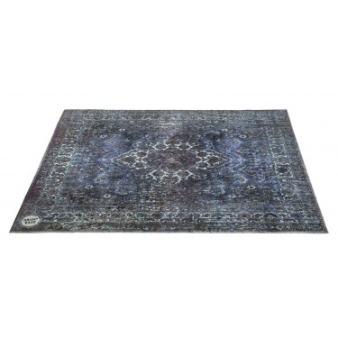 VP130-BLU - Tapis Vintage Persian 1.30 x 0.90m Antidérapant - BLU