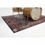 VPCLB-BLR - Tapis Vintage Persian Club Series 1.63 x 1.42m Antidérapant - Black Red