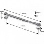 TL12D114 - Spannböckchen Tubelug - 114mm - Doppelte Spannschrauben (x1)