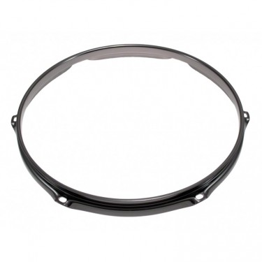 H30-10-6BK - 10" 6 Holes Black 3.0mm Super Triple Flange Drum Hoop