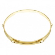 H30-10-6BR - 10" 6 Holes Brass 3.0mm Super Triple Flange Drum Hoop