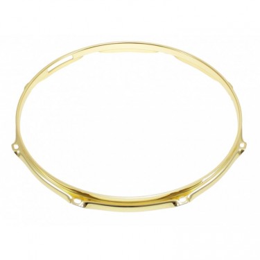 H30-13-8SBR - 13" 8 Holes Snare Side Brass 3.0mm Super Triple Flange Drum Hoop