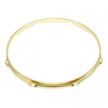 H30-16-8BR - 16" 8 Holes Brass 3.0mm Super Triple Flange Drum Hoop