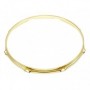 H30-16-8BR - 16" 8 Holes Brass 3.0mm Super Triple Flange Drum Hoop