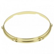 HS23-10-6BR - 10" 6 Holes Brass 2.3mm S-Style Triple Flange Drum Hoop