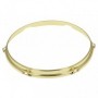 HS23-10-6BR - 10" 6 Holes Brass 2.3mm S-Style Triple Flange Drum Hoop