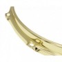 HS23-10-6BR - 10" 6 Holes Brass 2.3mm S-Style Triple Flange Drum Hoop