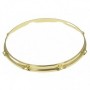 HS23-13-8SBR - 13" 8 Holes Snare Side Brass 2.3mm S-Style Triple Flange Drum Hoop